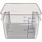 Carlisle Foodservice Squares Polycarbonate Food Storage Container, 12 qt, 11.13 x 11.13 x 8.25, Clear, Plastic 1195407 - alternate 4